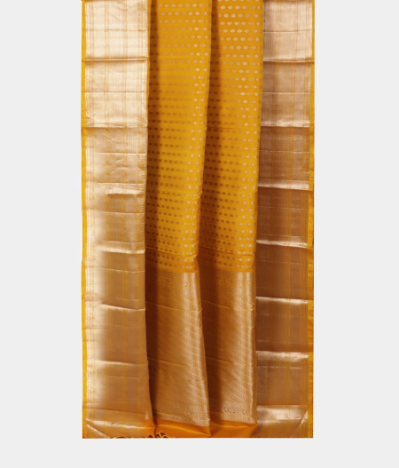 Yellow Handwoven Kanjivaram Silk Saree T2212682
