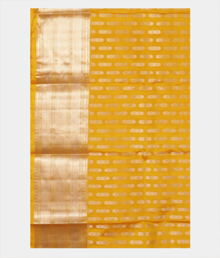 Yellow Handwoven Kanjivaram Silk Saree T2212683