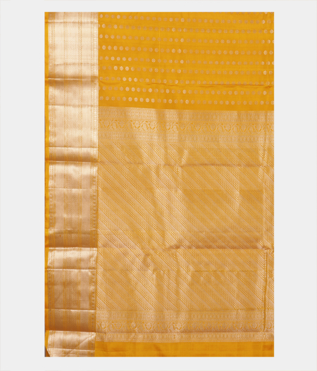 Yellow Handwoven Kanjivaram Silk Saree T2212684