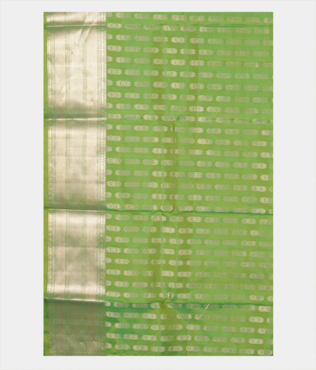 Green Handwoven Kanjivaram Silk Saree T2212743