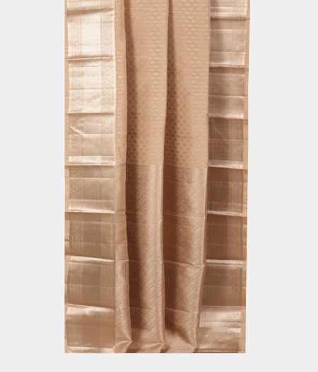 Beige Handwoven Kanjivaram Silk Saree T2212312