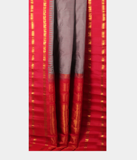 Grey Gadwal Silk Saree T2050462