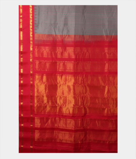 Grey Gadwal Silk Saree T2050464