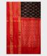 Black Ikat Silk Saree T1707774