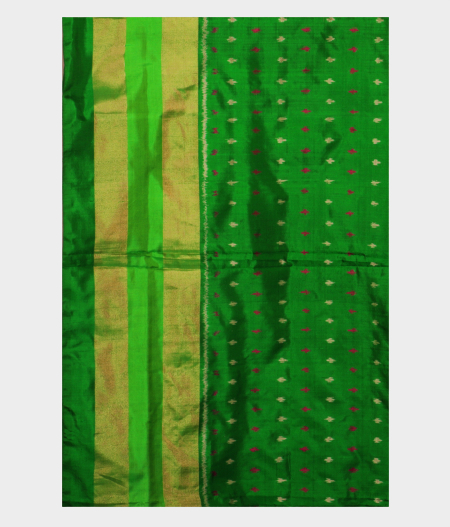 Pink Ikat Silk Saree T1865893