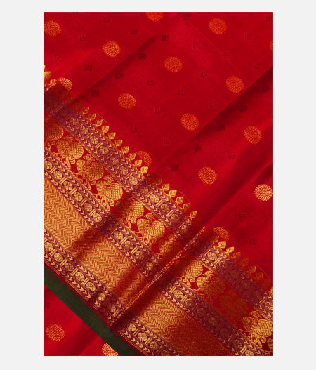 Red Soft Silk Saree T207891-image