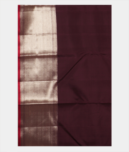 Wine Purple Handwoven Kanjivaram Silk Saree T2120473