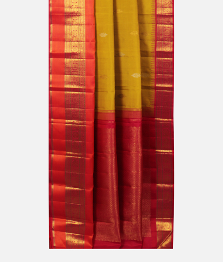 Green Handwoven Kanjivaram Silk Saree T2179742
