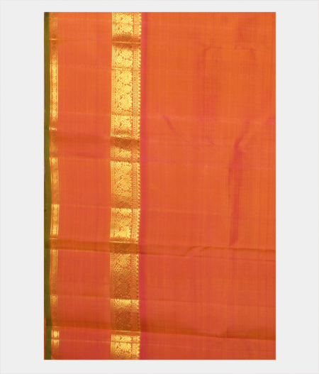 Yellow Handwoven Kanjivaram Silk Saree T2193833