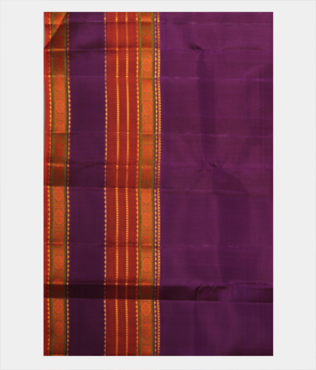 Salmon Pink Handwoven Kanjivaram Silk Saree T2253663