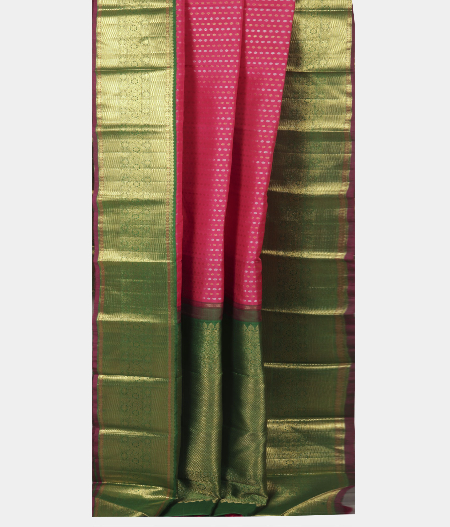 Magenta Handwoven Kanjivaram Silk Saree T1982532