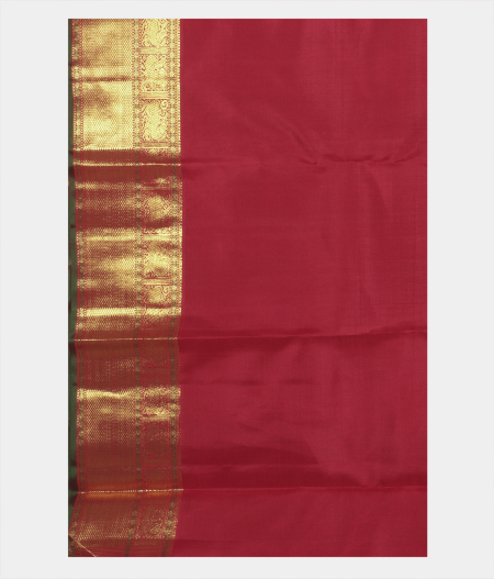 Maroon Handwoven Kanjivaram Silk Saree T2120133
