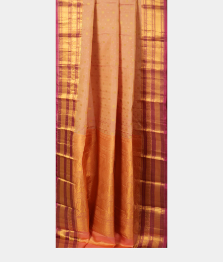 Light Peach Soft Silk Saree T2078782