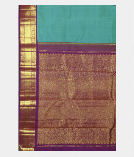 Light Blue Handwoven Kanjivaram Silk Saree T2251614