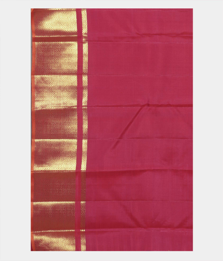 Orange Handwoven Kanjivaram Silk Saree T2245763