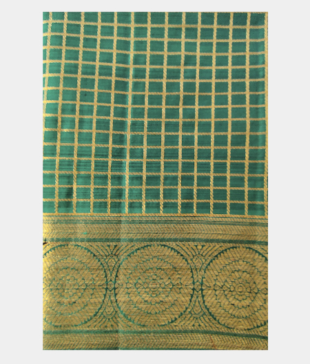 Bottle Green Kanjivaram Silk Dupatta T971653