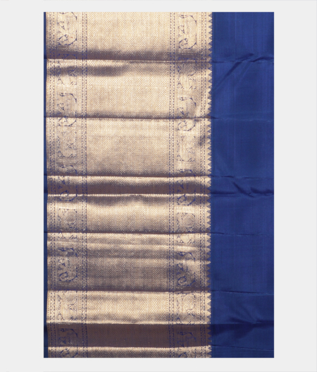 Blue Handwoven Kanjivaram Silk Saree T2150033