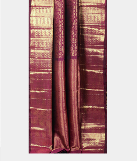 Maroon Handwoven Kanjivaram Silk Saree T2057972