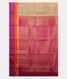 Gold Handwoven Kanjivaram Silk Saree T1137234