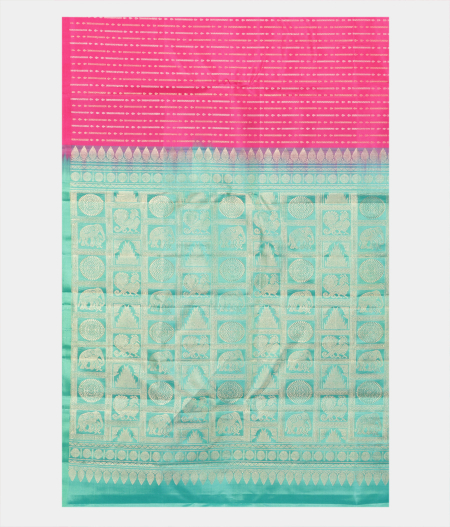 Pink Handwoven Kanjivaram Silk Saree T2120864