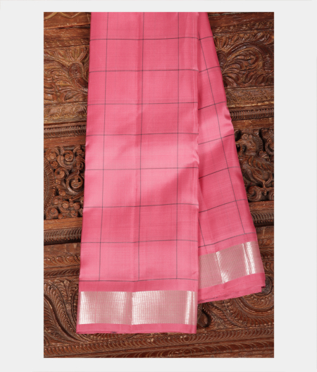 Pink Handwoven Kanjivaram Silk Saree T226037-image