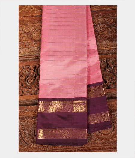 Pink Handwoven Kanjivaram Silk Saree T208862-image