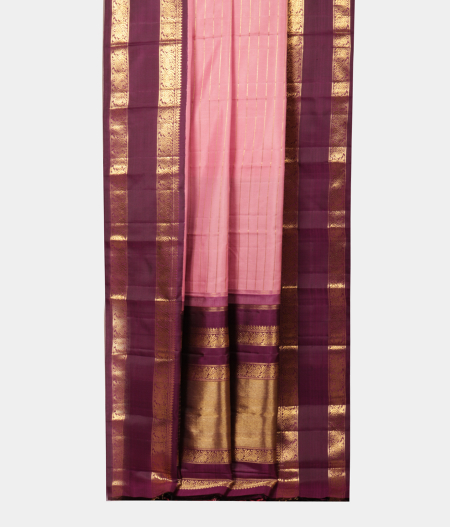 Pink Handwoven Kanjivaram Silk Saree T2088622