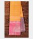 Yellow Handwoven Kanjivaram Silk Saree T2260511