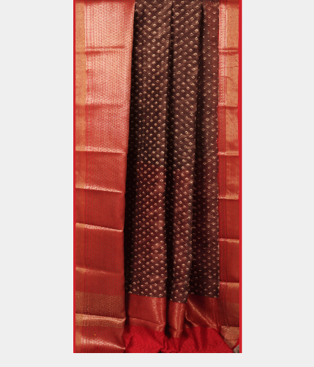 Light Brown Soft Printed Cotton Saree T2182942