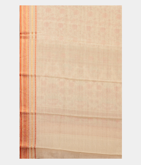 Pink Soft Printed Cotton Saree T2186173