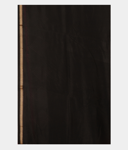 Black Soft Printed Cotton Saree T2172324