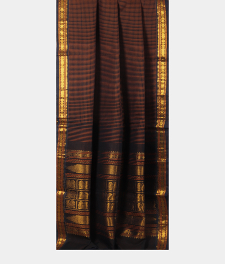 Black Silk Cotton Saree T1891082