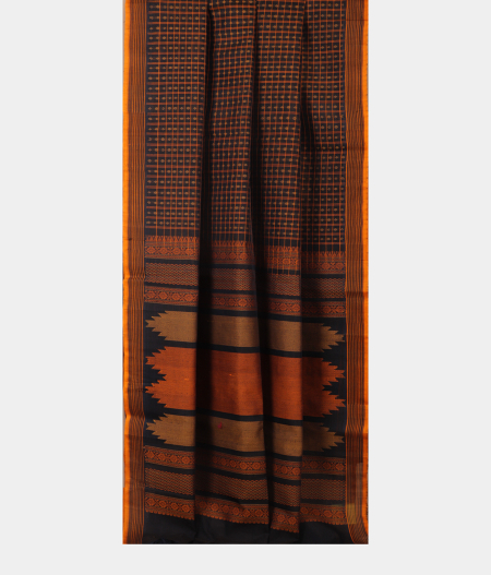 Black Silk Cotton Saree T1891312