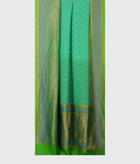 Blue Banarasi Georgette Silk Saree T2162042