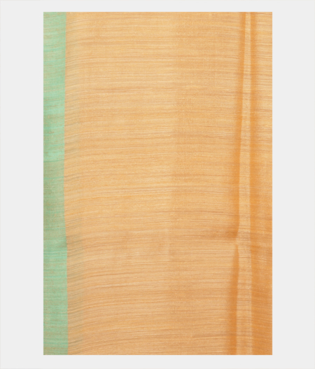Light Yellow Handwoven Tussar Saree T1019953