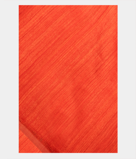 Orange Handwoven Tussar Saree T196687-image