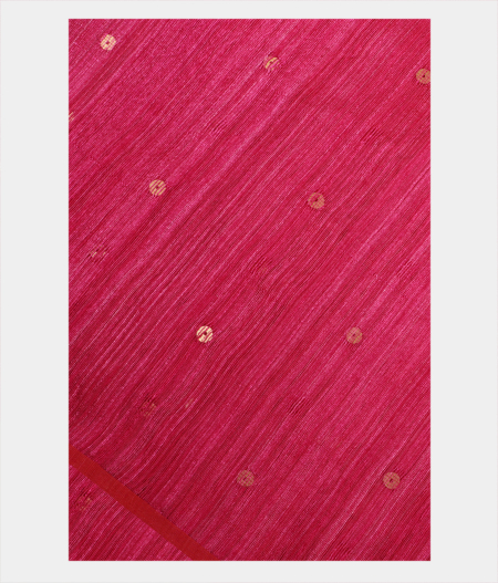 Pink Handwoven Tussar Saree T196669-image