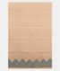 Beige Tussar Kantha Work Saree T2196543