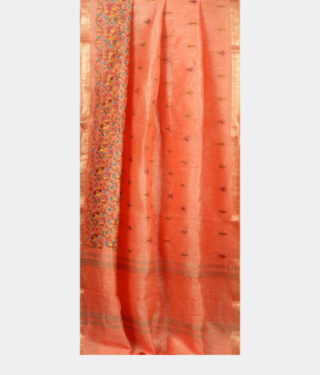 orange-linen-embroidery-saree-t217567-t217567-b