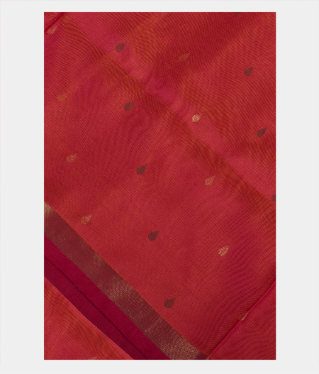 Pinkish Orange Uppada Silk Saree T211275-image
