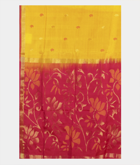 Yellow Uppada Silk Saree T2112794