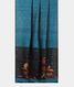 Blue Handwoven Tussar Saree T1611252
