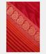Red Handwoven Tussar Saree T2173621