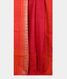 Red Handwoven Tussar Saree T2173622
