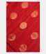 Red Handwoven Tussar Silk Saree T1968441