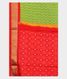 Green Ikat Silk Saree T1873464