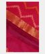 Red Ikat Silk Saree T2046821