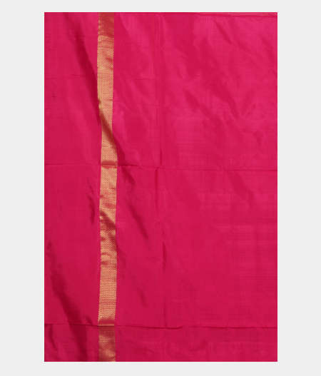Red Ikat Silk Saree T2046823