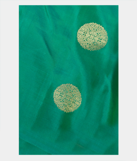 Green Handwoven Kanjivaram Silk Saree T224092-image