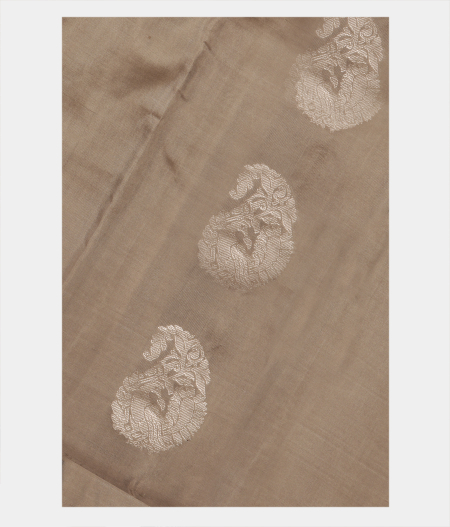 Grey Handwoven Kanjivaram Silk Saree T165062-image